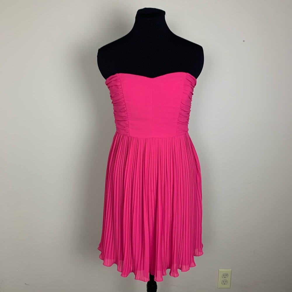 MM Couture by Miss Me Fuschia Strapless Dress